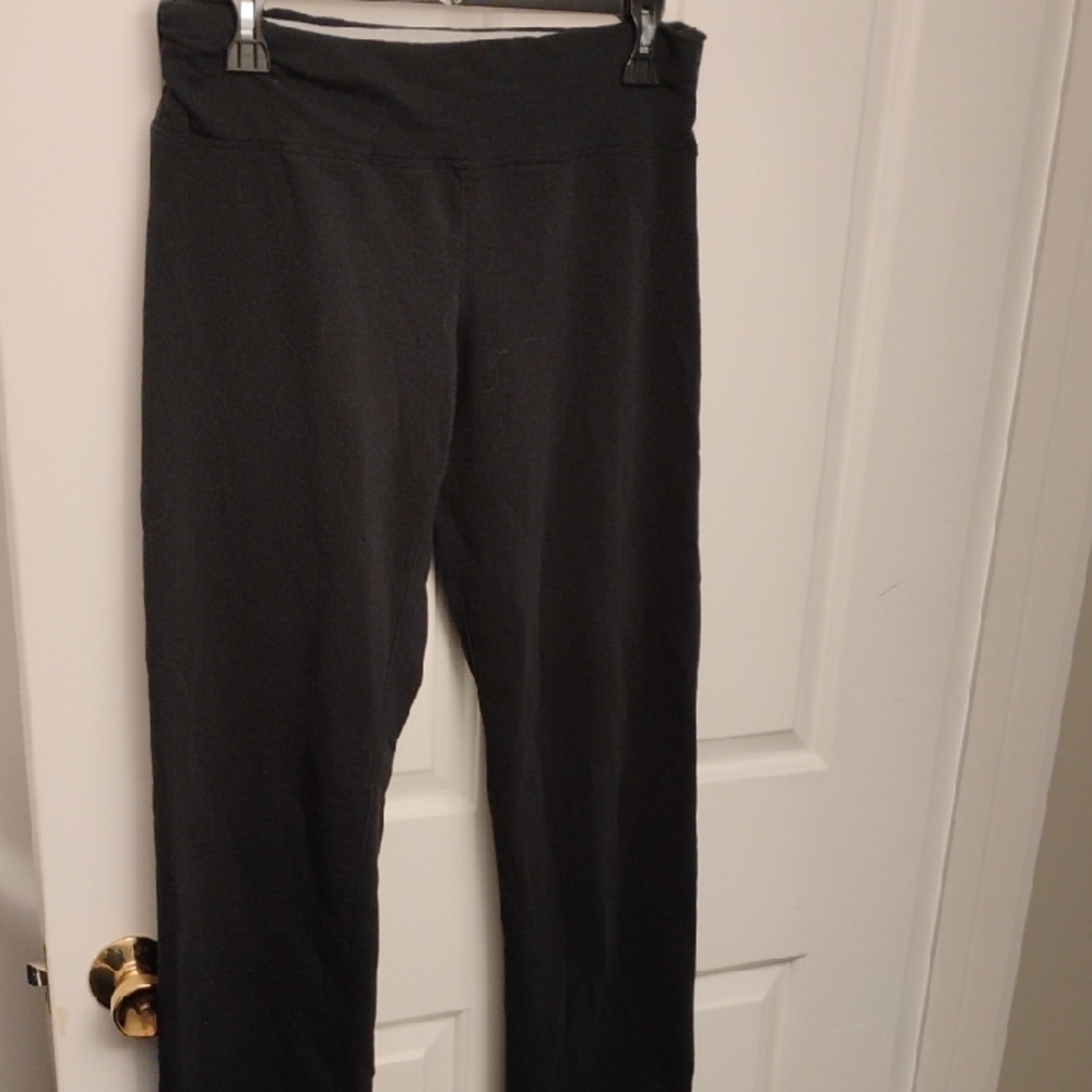Calvin Klein Black Track Pants with High Waistband